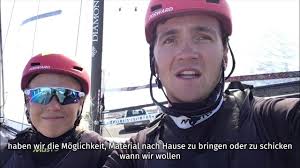 Segler Paul Kohlhoff und Seglerin Alica Stuhlemmer erzählen vom Training  für die olympischen Spiele