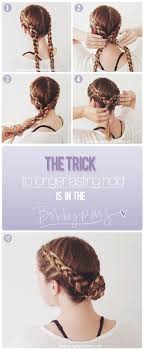 Use an elastic band to secure your hair in a high ponytail. Workout Hair Hair Styles Competition Hair Workout Hairstyles