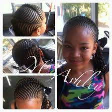 Beautiful cornrows hairstyles free hand plaiting. Cute Braids Style For My Kenzy Bug Free Hand Hairstyles Kids Hairstyles Natural Hair Styles Easy
