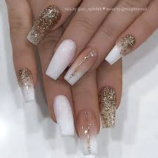 Get the best deals on acrylic nail art glitter. 40 White Acrylic Nails To Try This Year