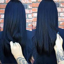 This is a perfect color that looks black indoors. 20 Amazing Blue Black Hair Color Looks