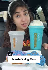 Dunkin Spring Menu #dunkin #donut #dunkindonuts #spring #easter #cottoncand  #munchkin #foodie #fastfood #coffee #tastetest #coffeetok #refresher  @Dunkin'