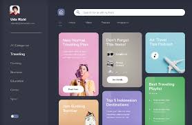 Based on material design specifications. Dark Theme Webdesign Template Resources For Adobexd Freebiesui