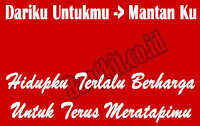 Memendam perasaan seringkali menimbulkan penyesalan. 2. Sederet Kata Kata Melupakan Mantan Pacar Yang Paling Dicinta Sedih Ya