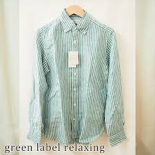 Green Label Relaxing Green Label Relaxing Linen Shirt Stripe Men Size In The Spring And Summer Arrows Mix And Match Ua Ladys Lovely Mature Tops