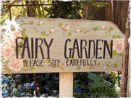 Artful Curiosities Fairy Garden Sign Fairy Garden My Fairy Garden