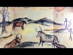 Prehistoric Cave Painting Mixed Media Art Project For Kids Youtube 6 51 Stone Age Art Cave Paintings Art