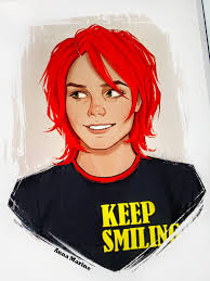 Keep smiling (Party Poison fan art) by Anna-Marine