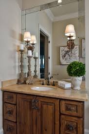 Those ideas may be really helpful because old fashioned bathrooms are having interesting finishing of the walls and floors as well as unusual for modern life accessories. Tuscan Style Bathroom Old World Feel Antiqued Mirror Travertine Rustic Hardware Mirror Mounte Tuscan Bathroom Decor Tuscan Bathroom Elegant Bathroom Decor