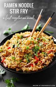 Ramen Noodle Stir Fry Recipe Recipes Vegetarian Recipes Food