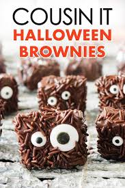 Halloween Brownies The Cutest Ways To Make Them Spooky Recipe Halloween Brownies Party Food Dessert Brownie Recipes