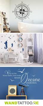 Anker Kompass Und Zugvogel Themendeko Ahoi Mit Den Kreativen Wandtattoo Ideen Fur Maritime Momente Liegen In 2020 Diy Baby Room Decor Kids Room Wall Baby Room Decor