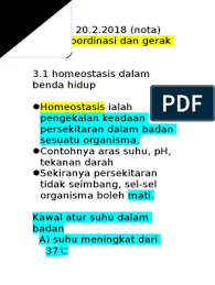 Dalam badan berkurangan kurang air diserap semula bertambah pekat cair. Bab 3 Kawal Atur Suhu Docx