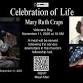Celebration of Life Service for Mary Ruth Craps event image