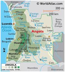 Angola liegt an der südwestlichen küste von afrika. Angola Maps Facts Weltatlas