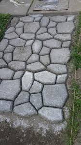 Diy concrete walkway with a mold & pattern partner: Concrete Walkmaker On Slope Doityourself Com Community Forums