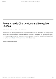 Electric Guitar Bar Chords Chart Pdf Format E Database Org