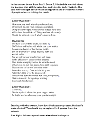 Lady macbeth becomes crazy and psychotic and finally suicidal. 2