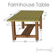 Diy Outdoor Farmhouse Table Farmhouse Table Plans Outdoor Farmhouse Table Diy Farmhouse Table