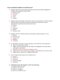 Soal Uh Bab Panumbu Catur Kelas Xi