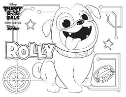 Puppy Dog Pals Coloring Pages Rolly Puppy Coloring Pages Disney Coloring Pages Coloring Books