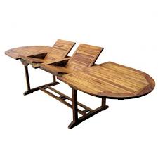 Vous avez le choix entre différentes formes de tables : Table De Jardin En Teck A Double Rallonge Papillon