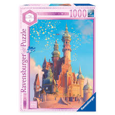 On top of the castle hedge (entrance to the gummi hangar). Rapunzel Castle Puzzle By Ravensburger Tangled Disney Castle Collection Limited Release Shopdisney