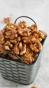 5 Minute Caramel Walnuts Super Easy And Addictive Recipe Walnut Recipes Nut Recipes Snacks
