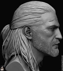Artstation Geralt Of Rivia Done For Custom Witcher Series Of Action Figures Hossein Diba Geralt Of Rivia Witcher Art Character Modeling