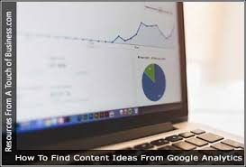 using google analytics to come up with content ideas