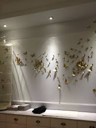Club Monaco Golden Butterflies Decor Simple Decor Staircase Decor
