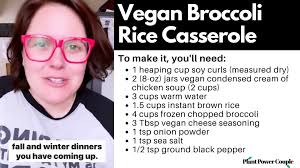 Vegetarian Rice Casserole with Broccoli and Soy Curls