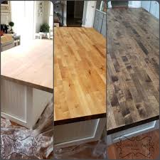 Butcher Block Stain Process Butcher Block Stain Minwax Stain Colors Minwax Colors