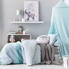 Adairs Kids Eden Elephant Quilted Aqua Quilt Cover Set Elephant Room Elephant Bedroom Baby Blue Bedrooms