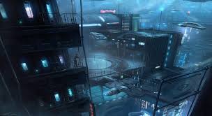 City By Unidcolor On Deviantart Futuristic City Anime City Cyberpunk City