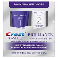 Buy Crest 3d White Brilliance Whitening Two Step Toothpaste 4 0 Oz And 2 3 Oz Online In Vietnam 45103551