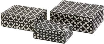 Check spelling or type a new query. Boneinlai Decorative Storage Box For Home Decore And Table Decor Pack Of 3 Vdhvb17 Storage Box Vanity Box Black White Buy Online In Greenland At Greenland Desertcart Com Productid 139575568