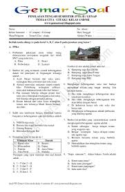 Demikian yang dapat admin sampaikan terkait informasi soal pts/uts b sunda kelas 4 semester 2 beserta kunci jawaban , semoga bermanfaat. Pdf Soal Pts Tema 6 Kelas 4 Sd Mi 2019 2020 Dan Kunci Jawaban Avinda Muanizt Academia Edu