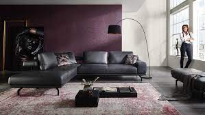 Echtleder sofa kaufen im web ist eine feine angelegenheit. Ecksofa Hp1804 L Sofa Echtleder Anthrazit Inkl Kissen Hukla