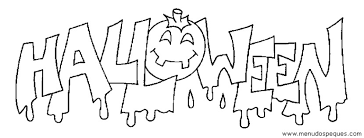 Dibujos De Halloween Para Colorear Faciles