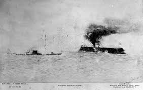 Monitor vs merrimack page #1 page #2 page #3. Battle Of The Monitor And The Merrimack C S S Virginia Civil War Naval Battle