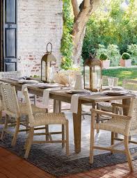 Isola Dining In Weathered Finish Frontgate Used Outdoor Furniture Rectangular Dining Set Outdoor Dining Furniture