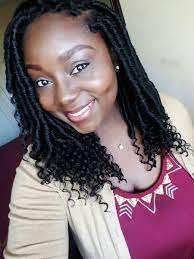Short Faux Goddess Locs Faux Locs Hairstyles Natural Hair Styles African Braids Hairstyles