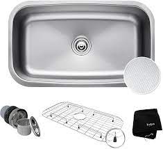 You can find black sinks in metal, or ceramic, or even marble. Kraus Outlast Microshield Scratch Resist Stainless Steel Undermount Single Bowl Sink 31 5 16 Gauge Premier Series Kbu14e 31 5 Inch Amazon Co Uk Diy Tools