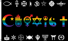 To exist together, at the same. Rainbow Coexist Flag 3ft X 5ft Printed Polyester