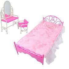 A lovely bedroom in the southwestern style. Fat Catz Copy Catz Fashion Pink Bed Dressing Table Chair Set For Barbies Dolls Bedroom Furniture Amazon Co Uk Kitchen Home
