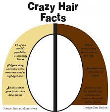 Even undyed/unbleached blond hair tends to be weaker than other colors. Crazy Hair Facts The Leaf