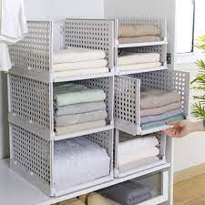 You don't want to have any wasted space, because closet space is at a premium in most houses that i have seen. Bloatboy Large Wardrobe Organizer Pull Out Drawer Bins Wardrobe Holder Storage Box Home Organizer Drawer Parts Storage Organiser Cabinet For Clothes Clothing Kids Toys Closet White 33x45x25cm Buy Online In Sweden