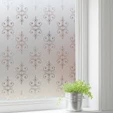 No Glue Privacy Decorative Window Film Static Cling Self Adhesive Opaque Glass Sticker Home Decor Crown Window Privacy Frosted Window Film Window Film