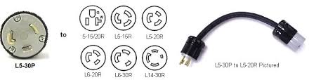 Nema L5 30p Locking Power Cord Plug Adapters Adapter Plug Power Cord Plugs